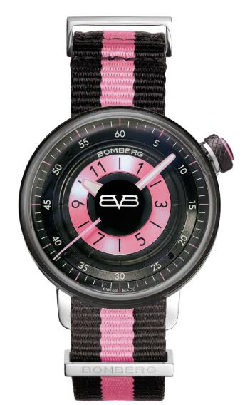 Bomberg BB-01 LADY BLACK & PINK CT38H3PBA.05-2.9 Replica Watch